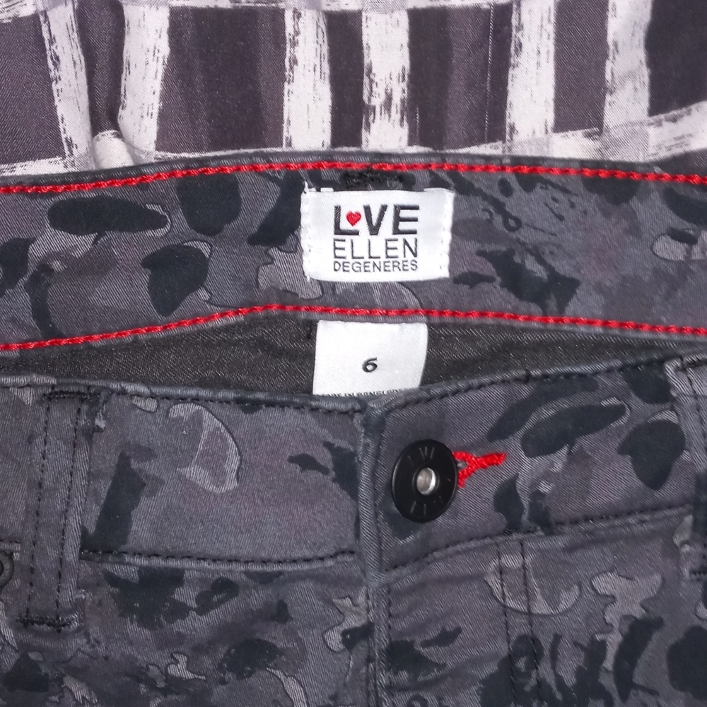 ellen degeneres Love collection camo jeans